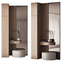587 hallway zone 23 corner built in wardrobe CORONA 2019