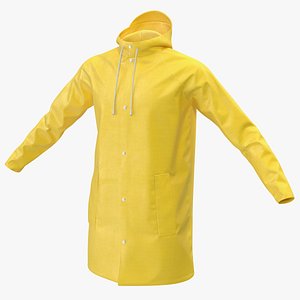 waterproof outdoor raincoat coat 3D model