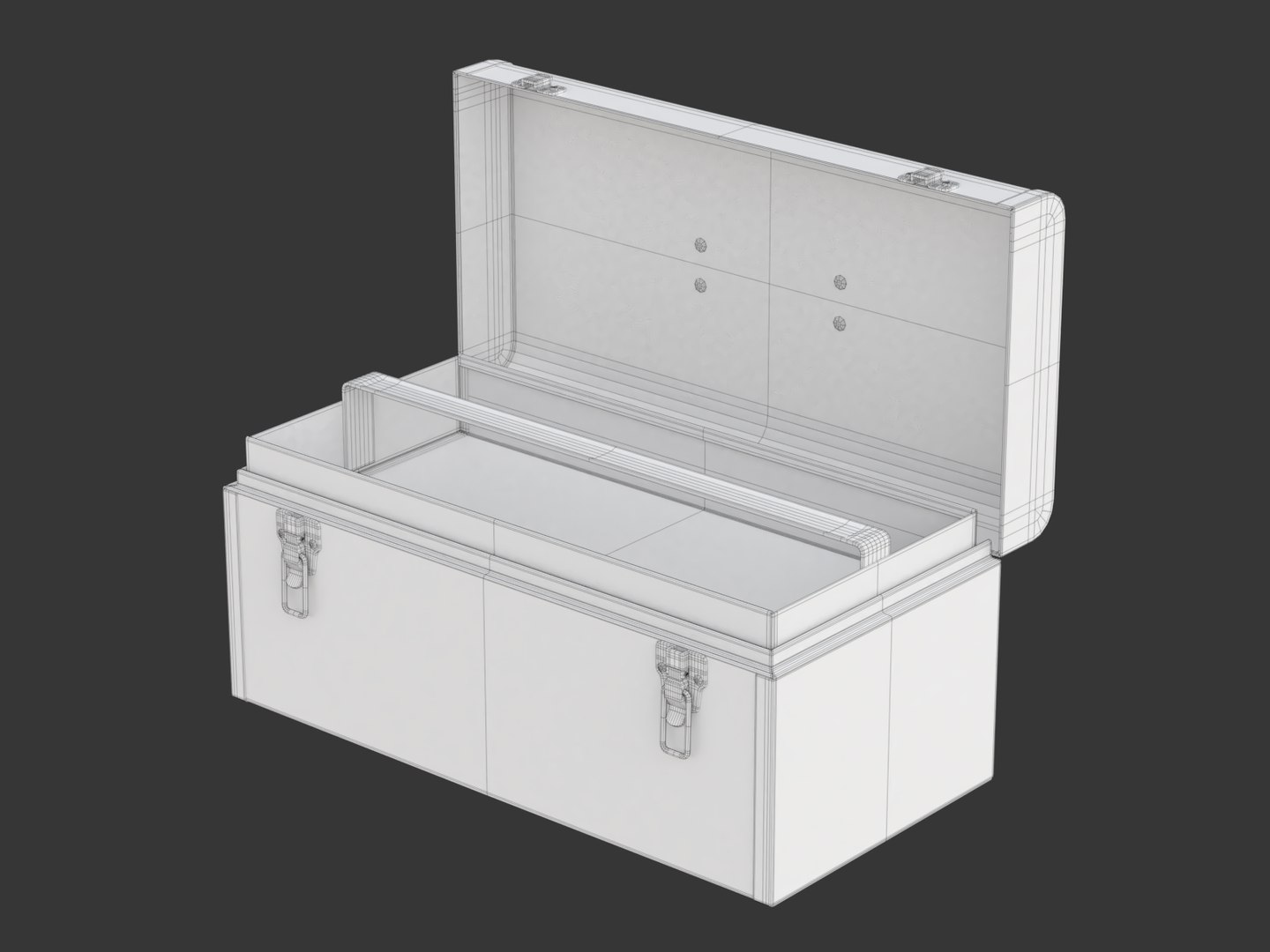 3D file Tool box 1/10 scale + hammer + wrenches 📦・3D printer model to  download・Cults