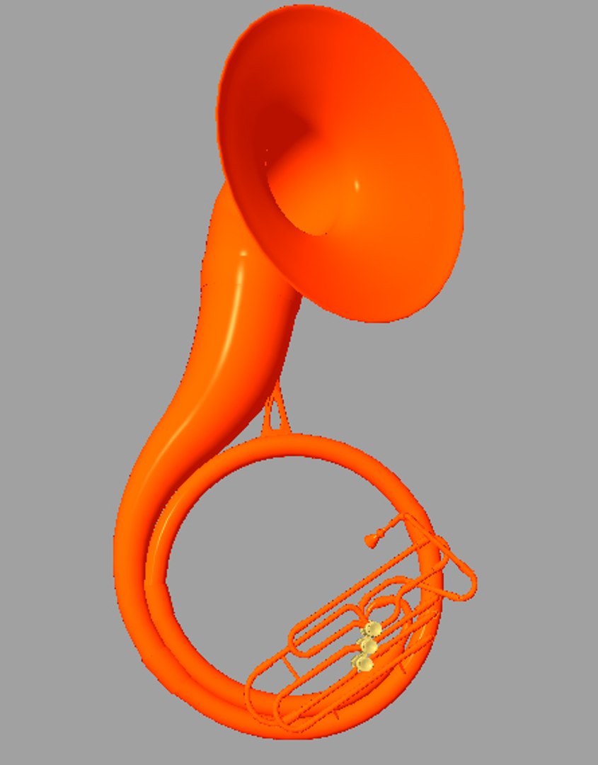 スーザフォン3Dモデル - TurboSquid 405232