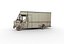 Camion de courrier blanc générique