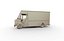 Camion de courrier blanc générique