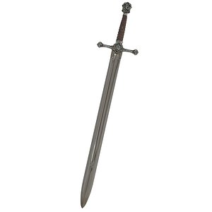 3d model realistic sword