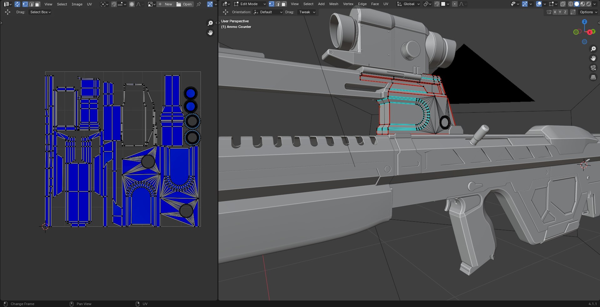 3D Model Halo Battle Rifle - TEXTURES NOT INCLUDED - TurboSquid 2248942