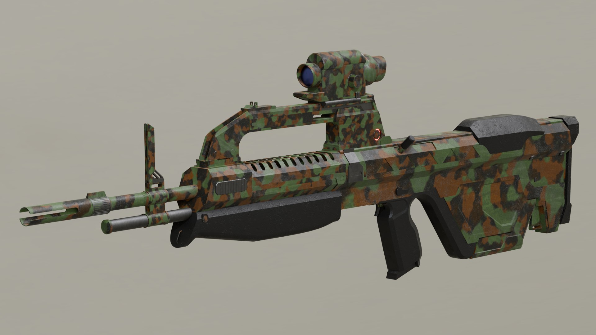 3D Model Halo Battle Rifle - TEXTURES NOT INCLUDED - TurboSquid 2248942
