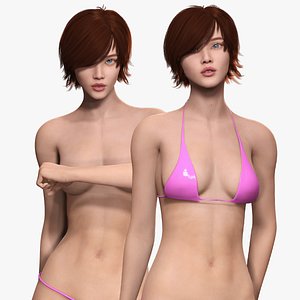 Suzi - Realistic Woman Scanned Texture
