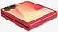 3D Samsung Galaxy Z Filp7 Coral Red Animated model