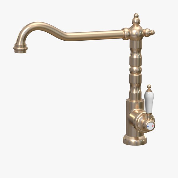 Realistic Kitchen Faucet 3D model TurboSquid 1834378