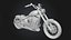 Custom Military Olive Chopper Motorcycle