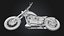Custom Military Olive Chopper Motorcycle