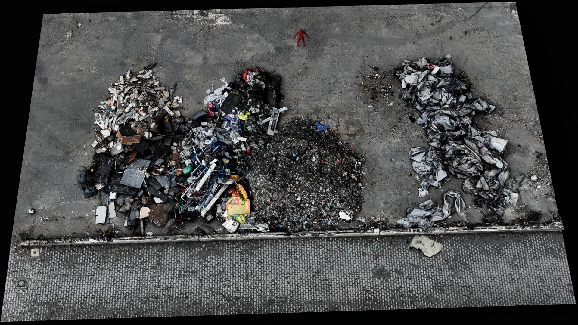 Debris Trash Piles Destroyed Building Ruins Part3 Scan 3D Model ...