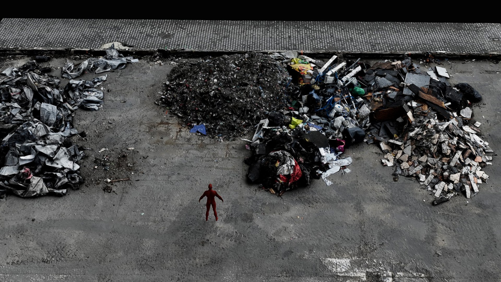 Debris Trash Piles Destroyed Building Ruins Part3 Scan 3D Model ...