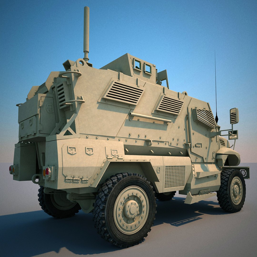 3d C4d Maxxpro Mrap Armoured Fighting Vehicle