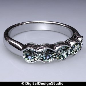ring diamond 160 3d obj