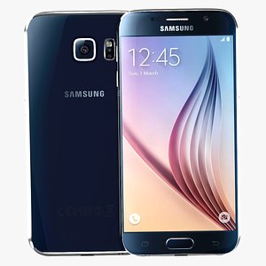3dsmax samsung galaxy s6 black