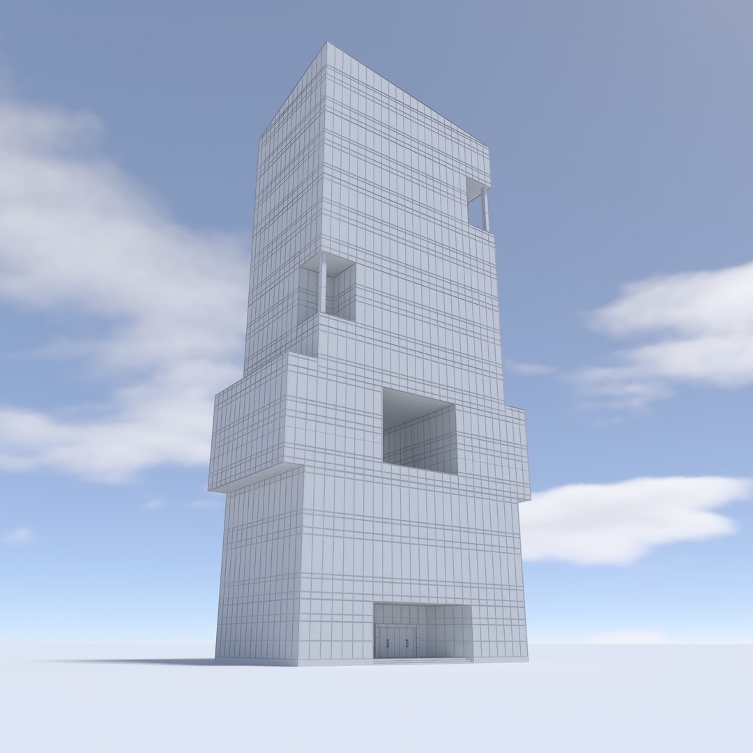 Tower 3 Model - TurboSquid 1882576