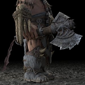 3D Durotan Axe