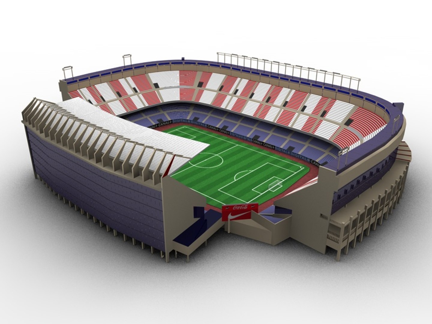 3d Model Football Stadium