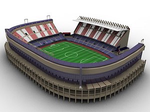 3d model football stadium