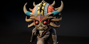 3D Stylized Character Druid 3 model