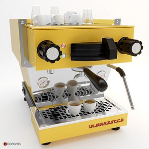 3D la marzocco coffee machine
