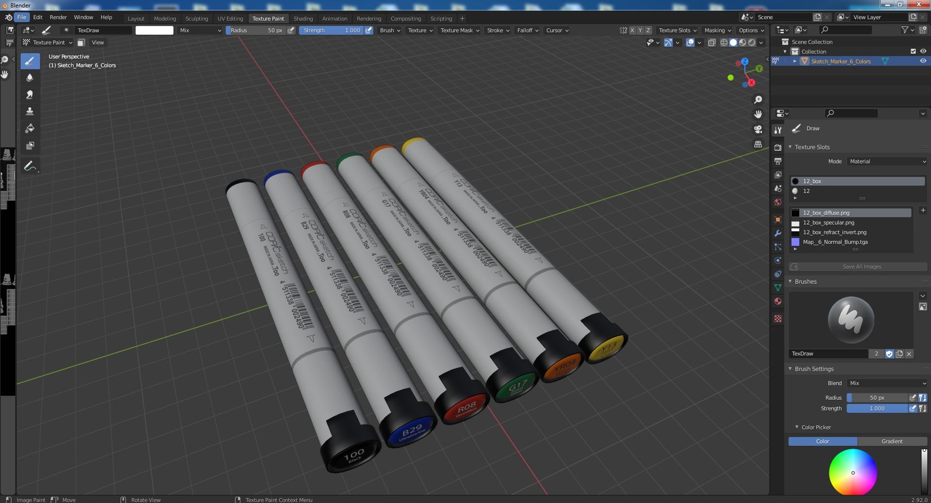 Sketch Marker 6 Colors model https://p.turbosquid.com/ts-thumb/mT/Gg9wqL/Np/sketchmarker6colorsmb3dmodel020/jpg/1646648996/1920x1080/fit_q87/6399b72f72426207571cbeebe6d7c83a5f528d4d/sketchmarker6colorsmb3dmodel020.jpg