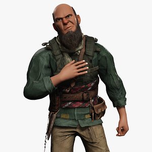 Wildlands Survivalis terrorist 3D model Mercenary 3D model