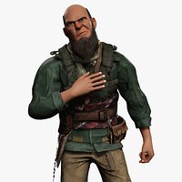 Wildlands Survivalis terrorist 3D model Mercenary