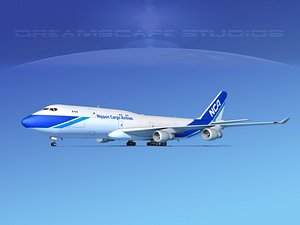 boeing 747 747-8 747-8i 3d model