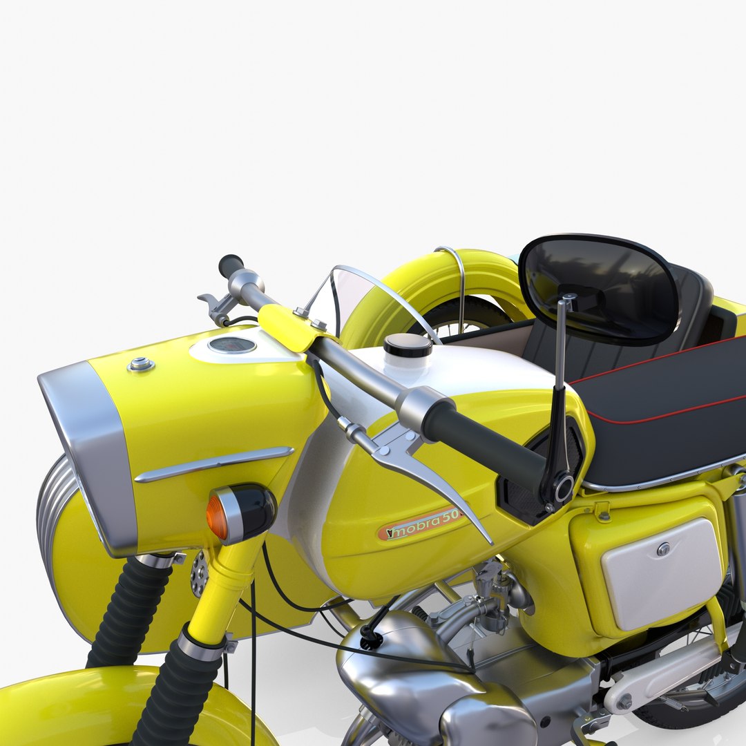 Mobra 50 w sidecar Yellow 3D - TurboSquid 1835118