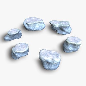 Short Flat Rocks - Ice model