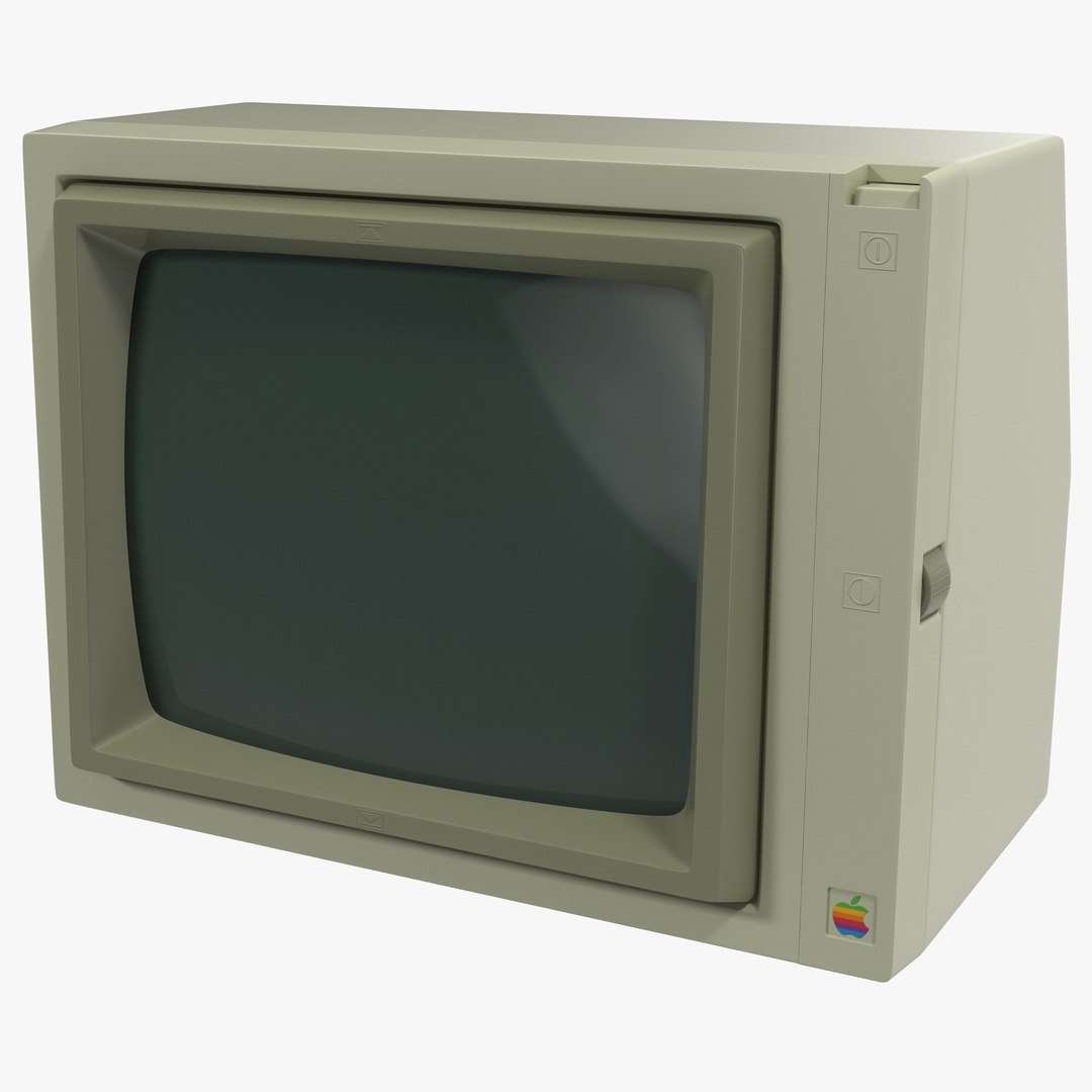 Apple Monitor II 3D model preview