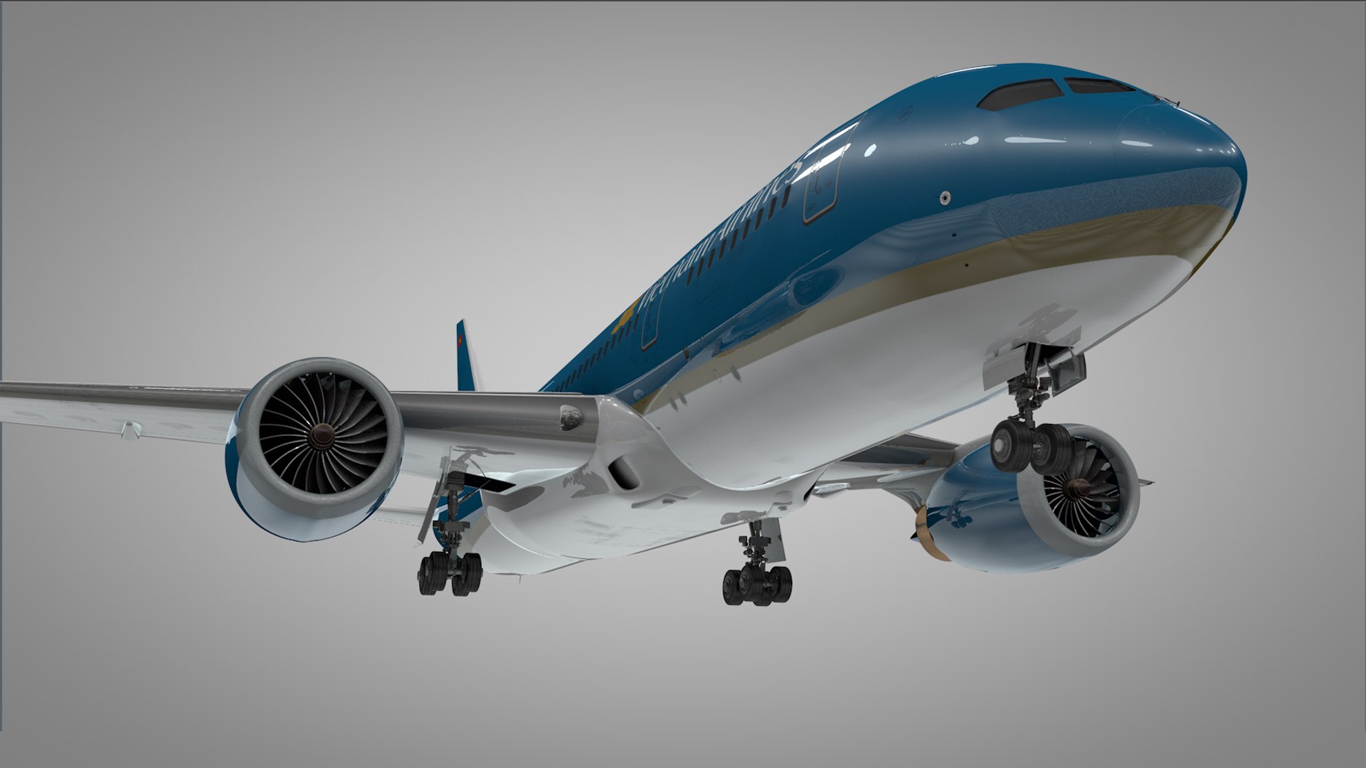 Boeing 787 dreamliner vietnam 3D - TurboSquid 1614653