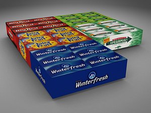 wrigley products 3d dxf