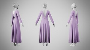 Dress 35 Lavender Purple