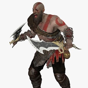 God Of War kratos model