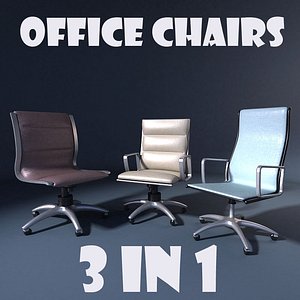 3 Office Chairs - Raja, Gaja i Vlaja