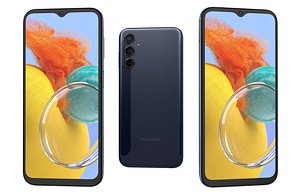 Samsung Galaxy M14 Black Low Poly