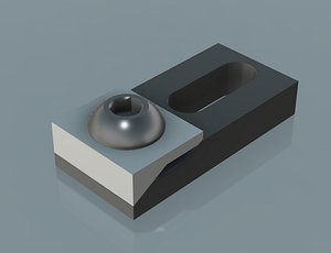 Low Profile CNC Clamps 3D model