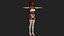 African American Lingerie Model