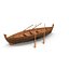 rowing boat modeled 3d model