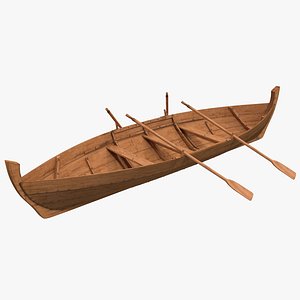 Rowing Boat 3D Model