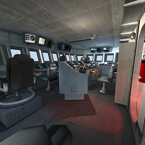 USS CVN Aircraft Carrier inside