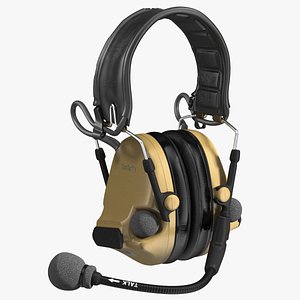 3D Folded Comtak Tactical Headset