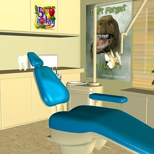 dental office chair 3d model