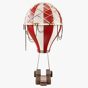 Carnival Hot Air Balloon 3D model