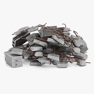 3D pile debris