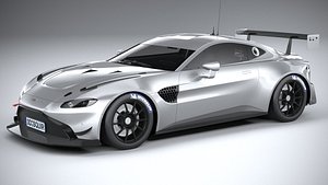 Aston Martin Vantage GT8R 2021 3D model