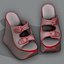 Womens sandals 3D model