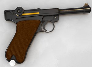 3d luger p08 model